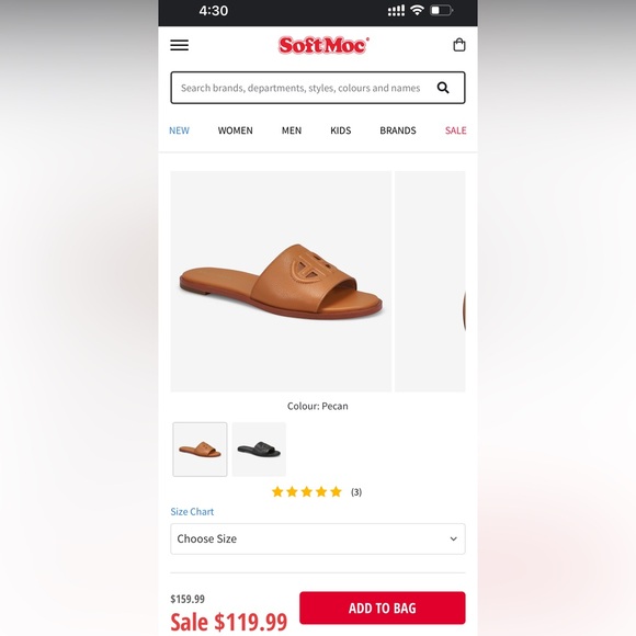 Cole Haan Flynn Logo Slide Size 7 - Picture 3 of 12